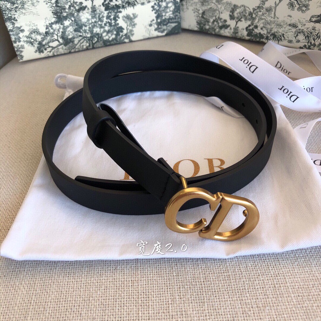 Cheap Replica Dior Leather Belt 015