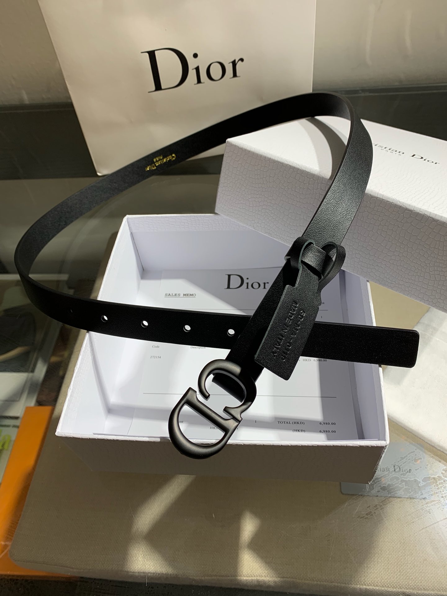 Cheap Replica Dior Women Leather Belt Width 2cm 013