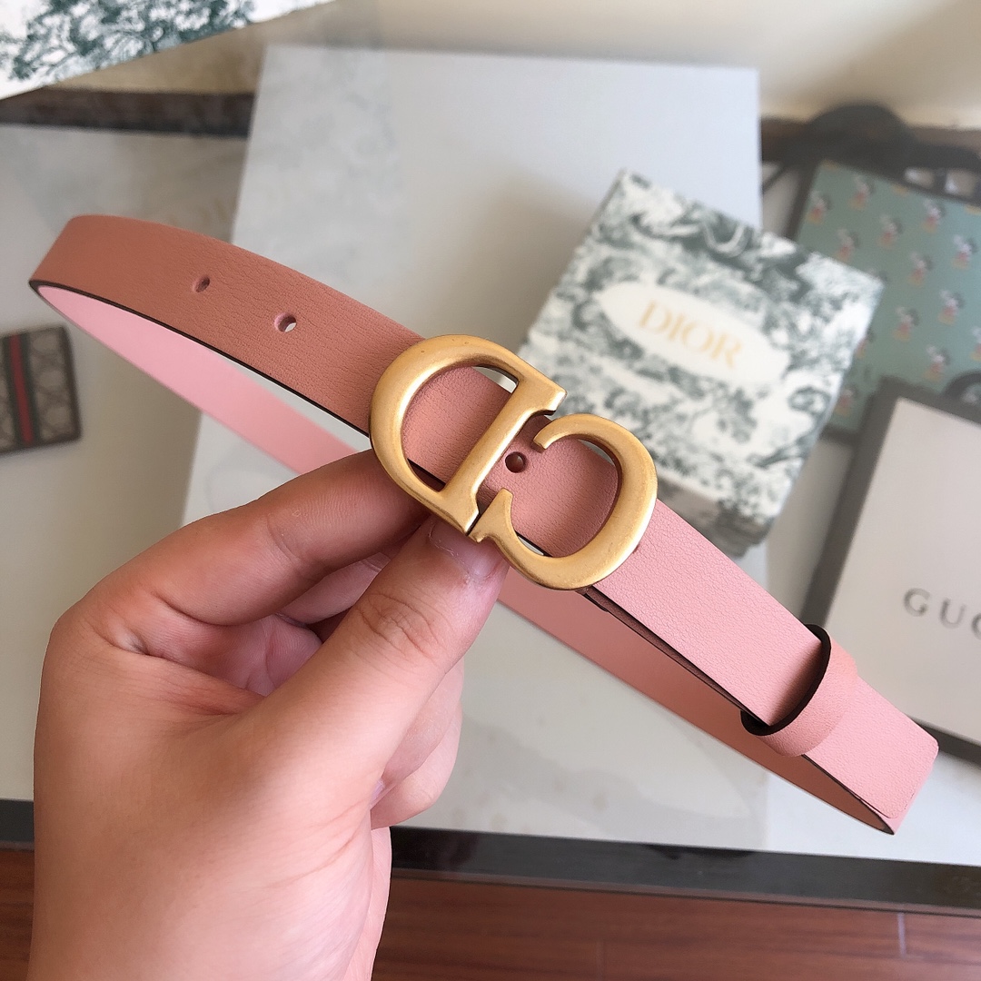 Cheap Replica Dior Women Leather Belt Width 2cm and 3cm 012