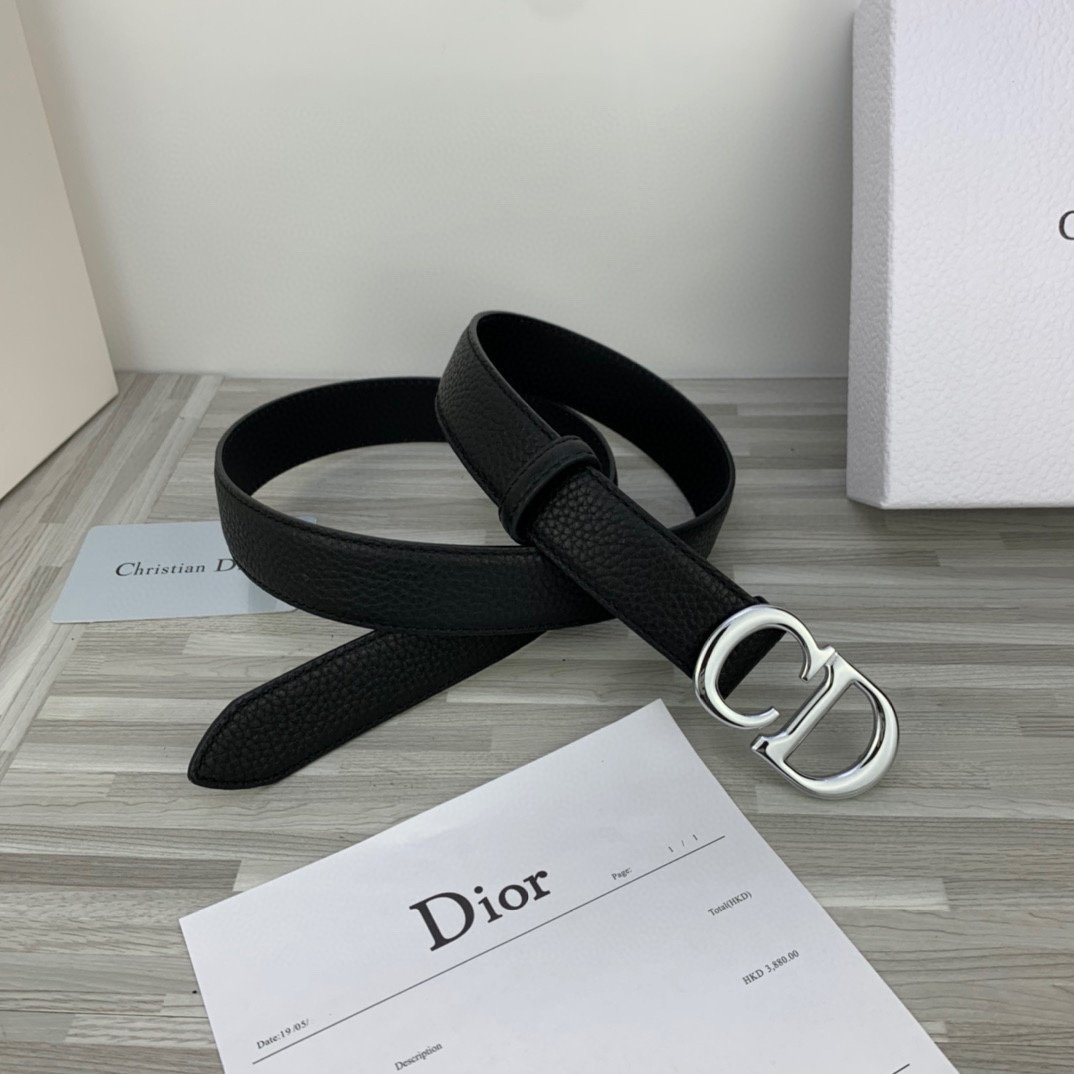 Cheap Replica Dior Women Leather Belt Width 3cm 008