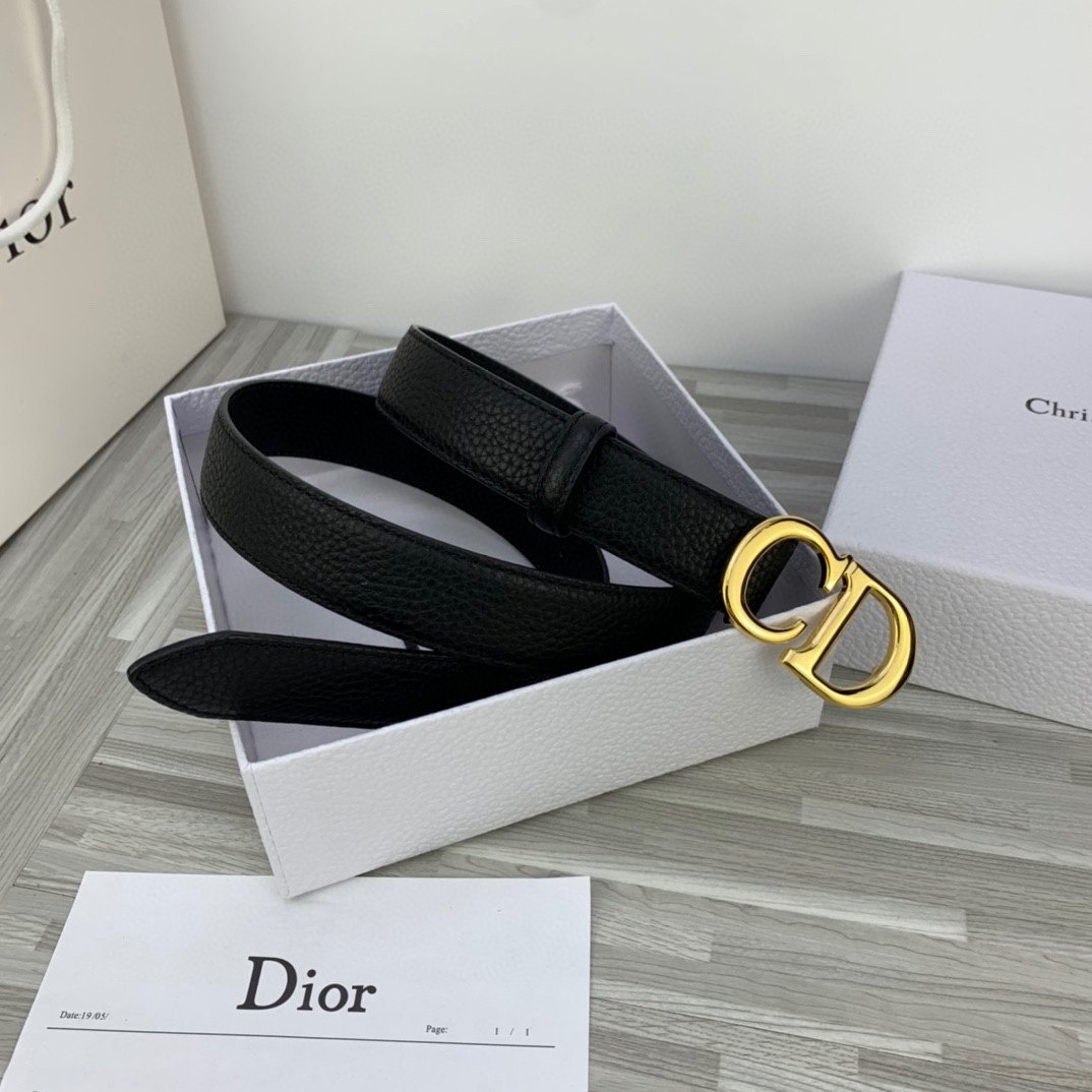 Cheap Replica Dior Women Leather Belt Width 3cm 009