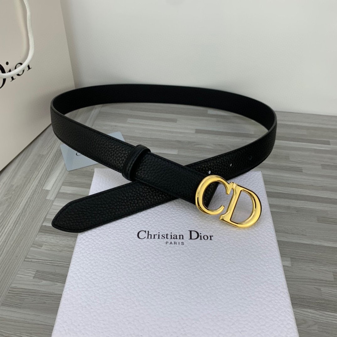 Cheap Replica Dior Women Leather Belt Width 3cm 009