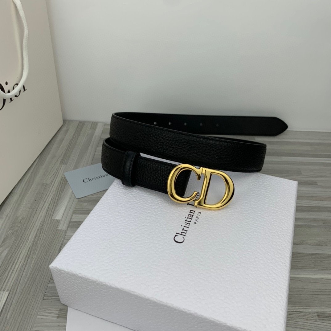 Cheap Replica Dior Women Leather Belt Width 3cm 009