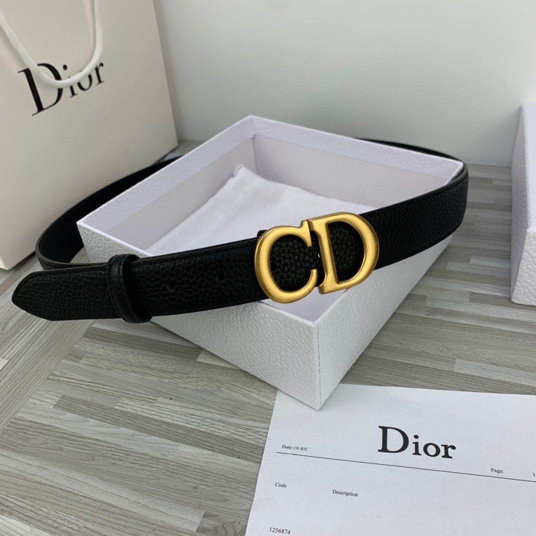 Cheap Replica Dior Women Leather Belt Width 3cm 011