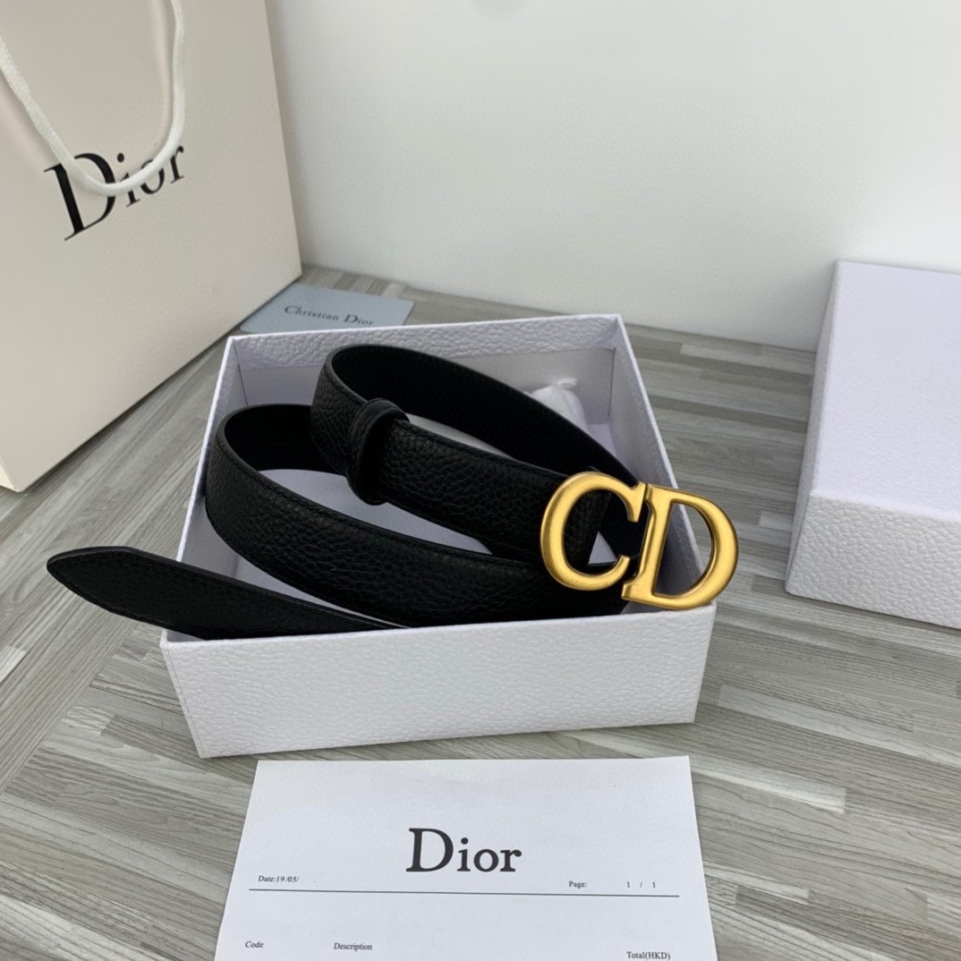 Cheap Replica Dior Women Leather Belt Width 3cm 011