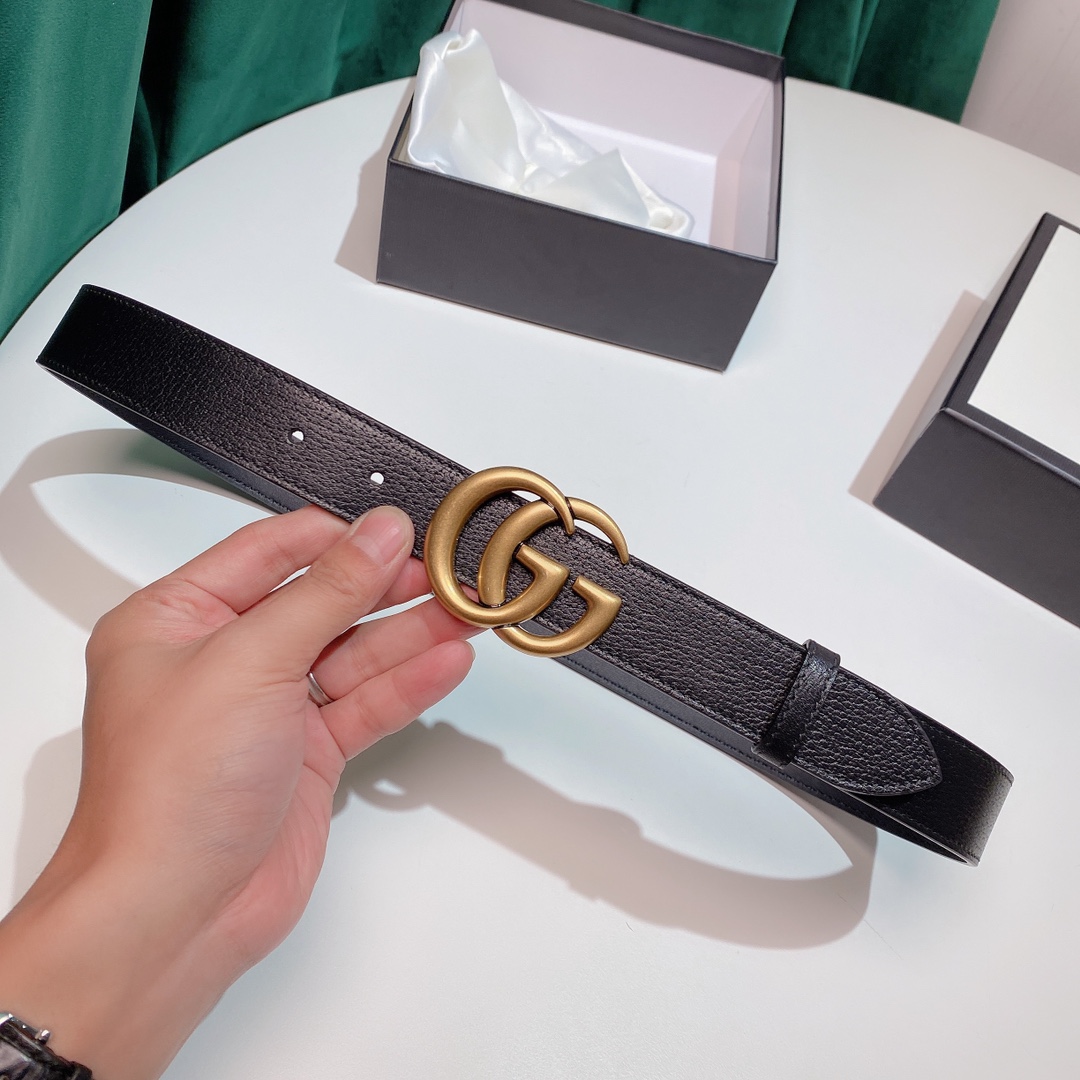 Cheap Replica Gucci Leather Belts width 3.0cm 155