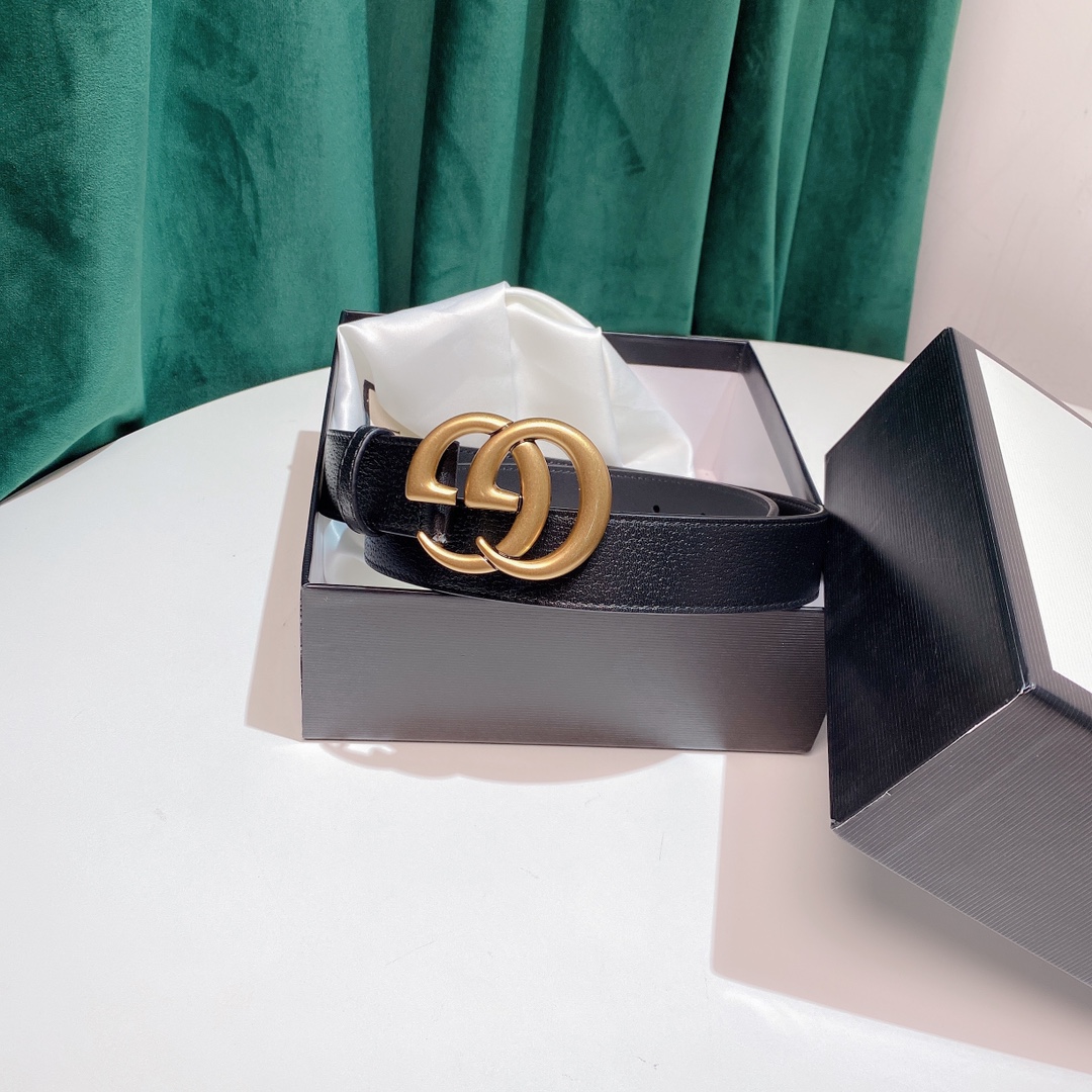 Cheap Replica Gucci Leather Belts width 3.0cm 155