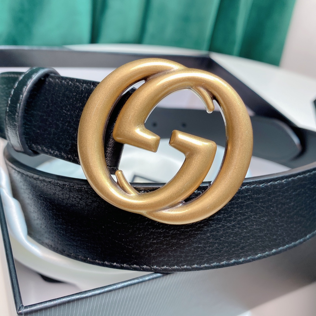 Cheap Replica Gucci Leather Belts width 3.0cm 157