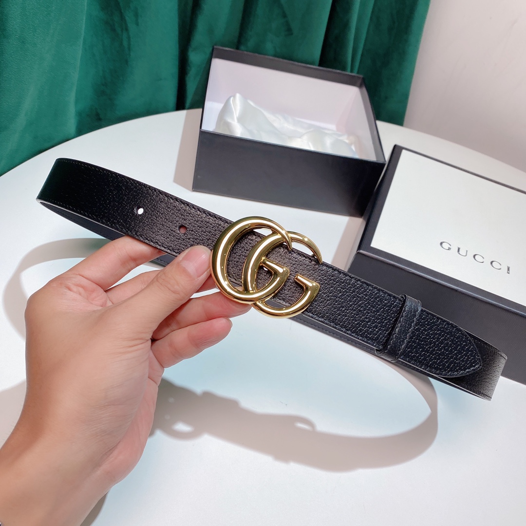 Cheap Replica Gucci Leather Belts width 3.0cm 158