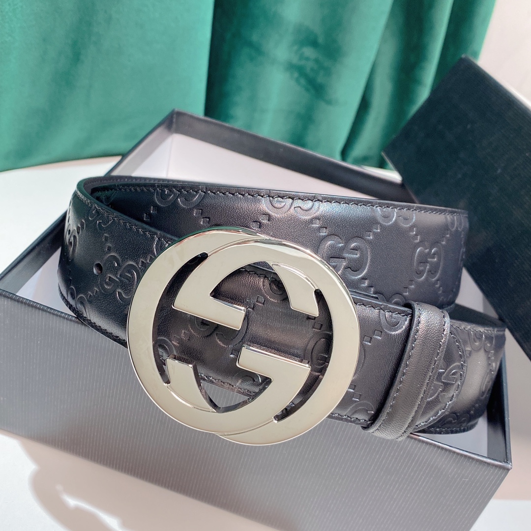 Cheap Replica Gucci Leather Belts width 3.8cm 145