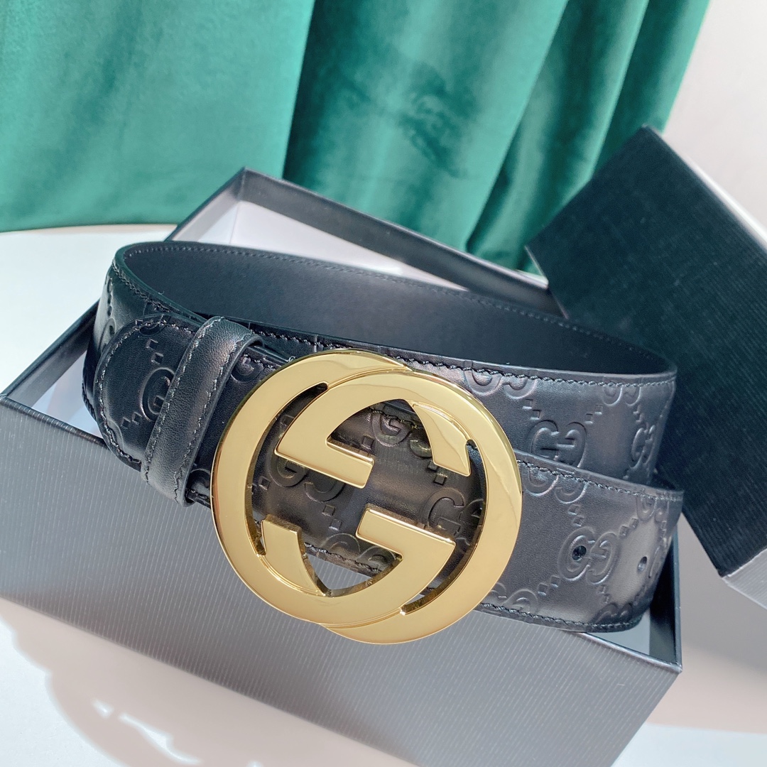 Cheap Replica Gucci Leather Belts width 3.8cm 146