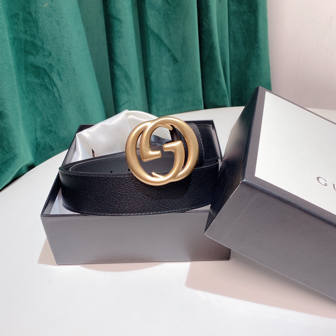 Cheap Replica Gucci Leather Belts width 4.0cm 149