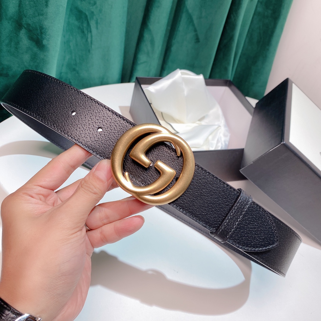 Cheap Replica Gucci Leather Belts width 4.0cm 149