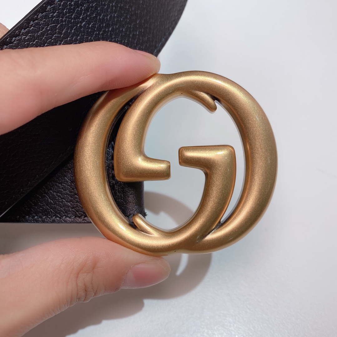 Cheap Replica Gucci Leather Belts width 4.0cm 149