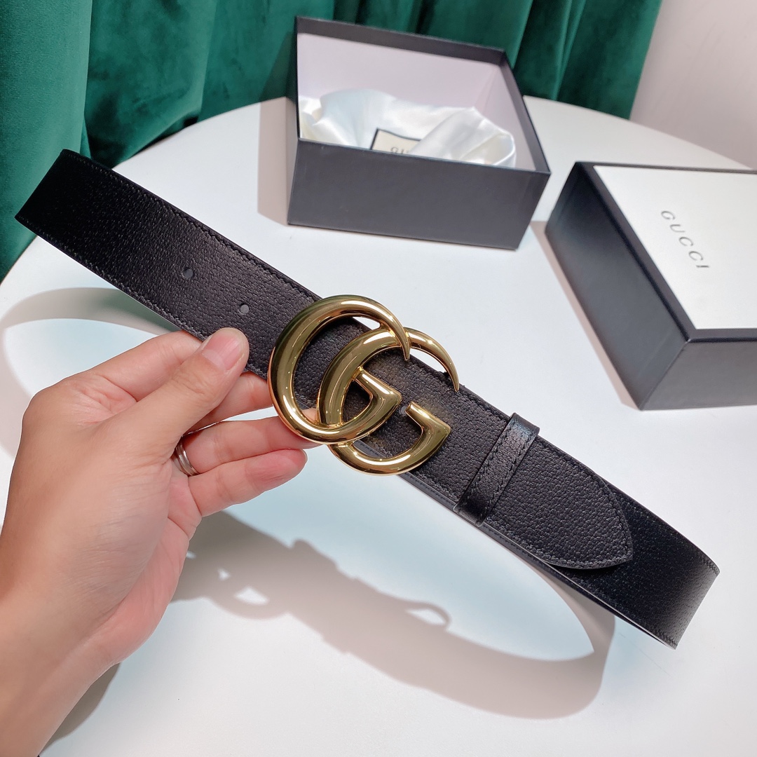 Cheap Replica Gucci Leather Belts width 4.0cm 151