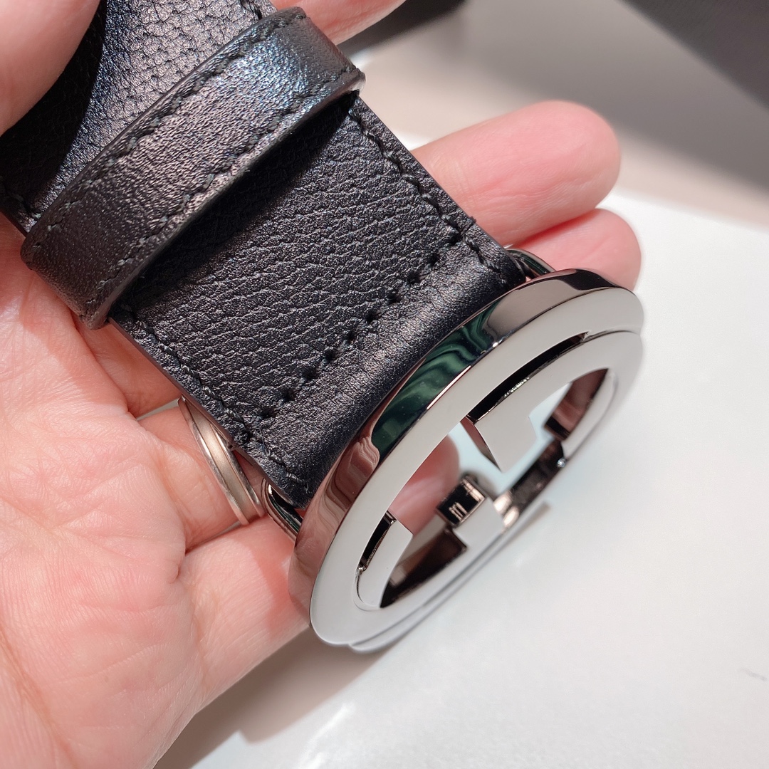 Cheap Replica Gucci Leather Belts width 4.0cm 154