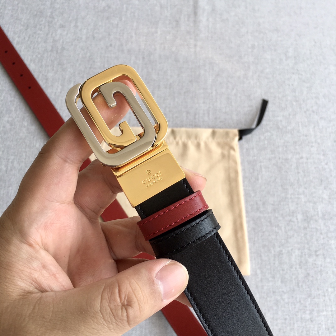 Cheap Replica Gucci Men Leather Belts Width 30mm 189