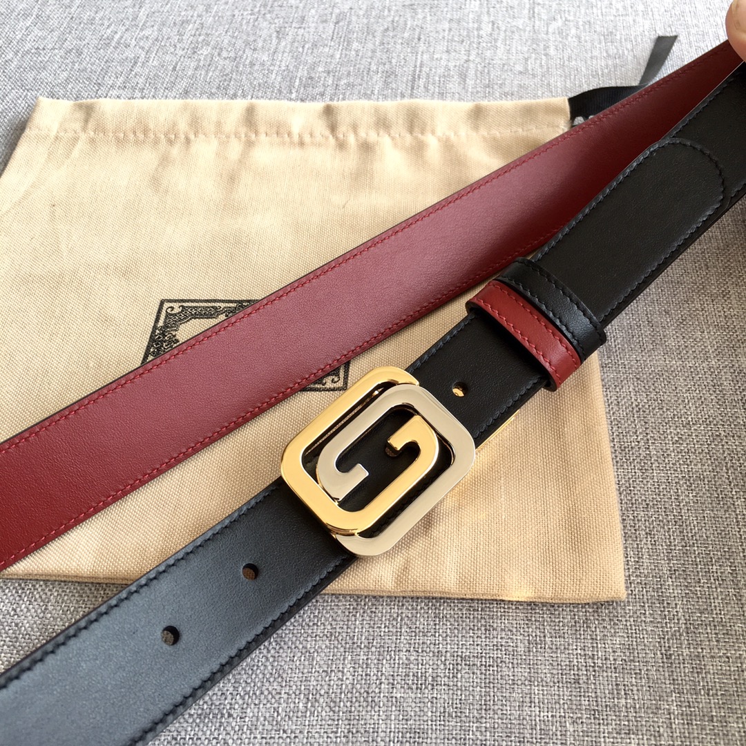 Cheap Replica Gucci Men Leather Belts Width 30mm 189