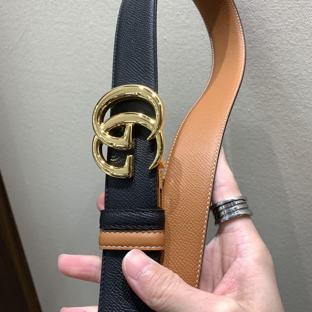 Cheap Replica Gucci Men Leather Belts Width 35mm 180