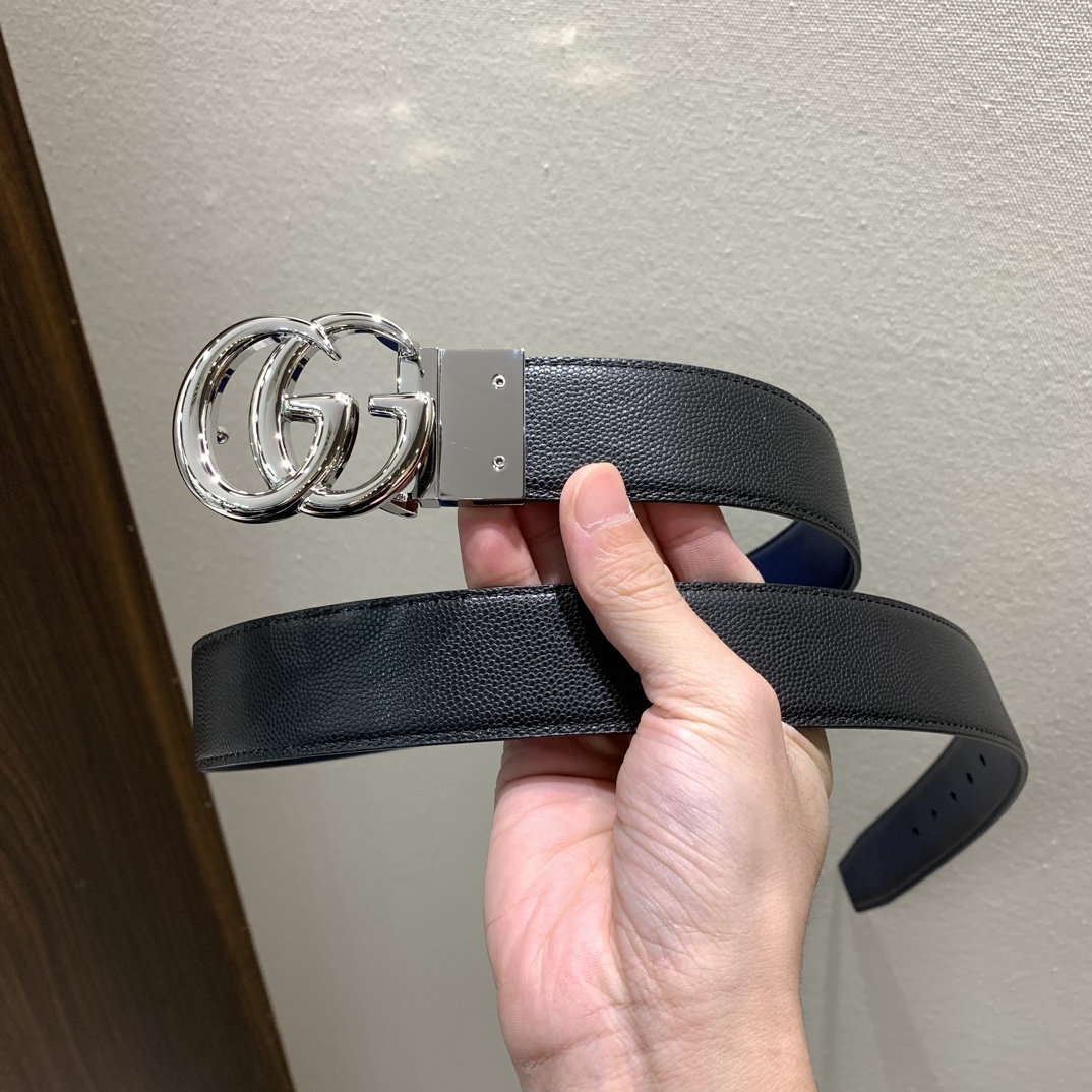 Cheap Replica Gucci Men Leather Belts Width 35mm 181