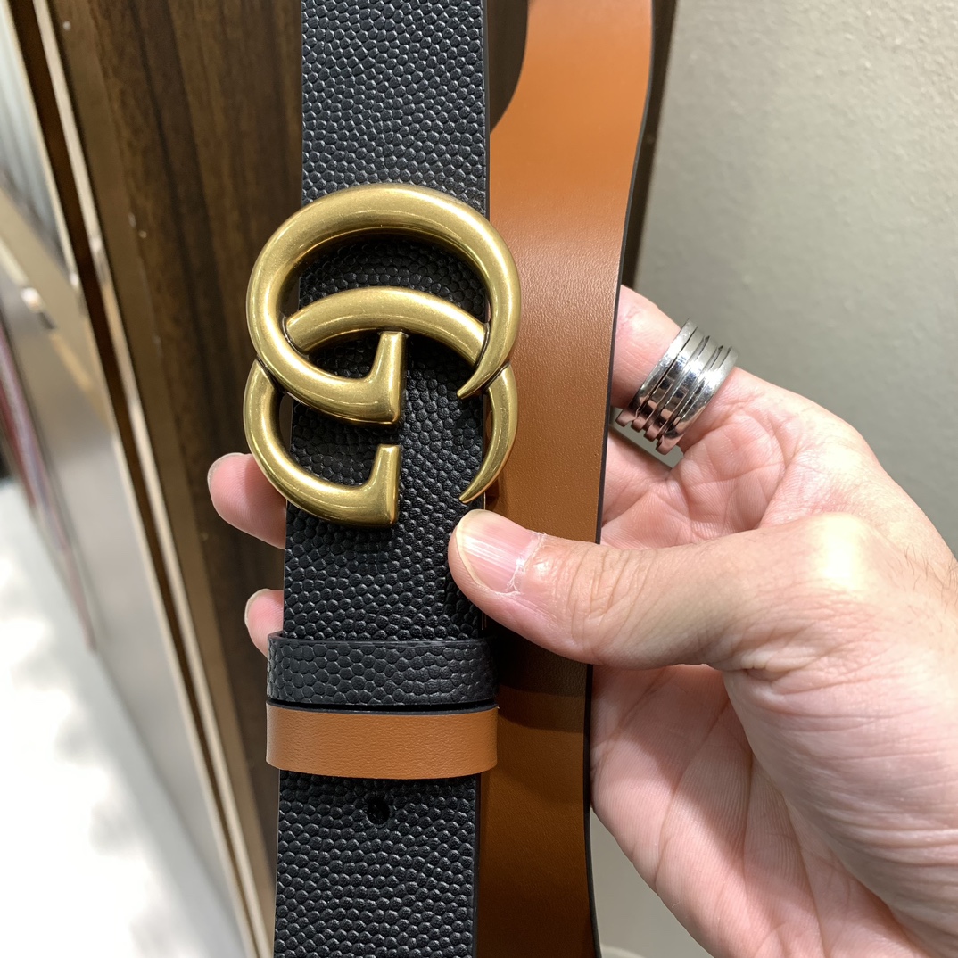 Cheap Replica Gucci Men Leather Belts Width 35mm 184