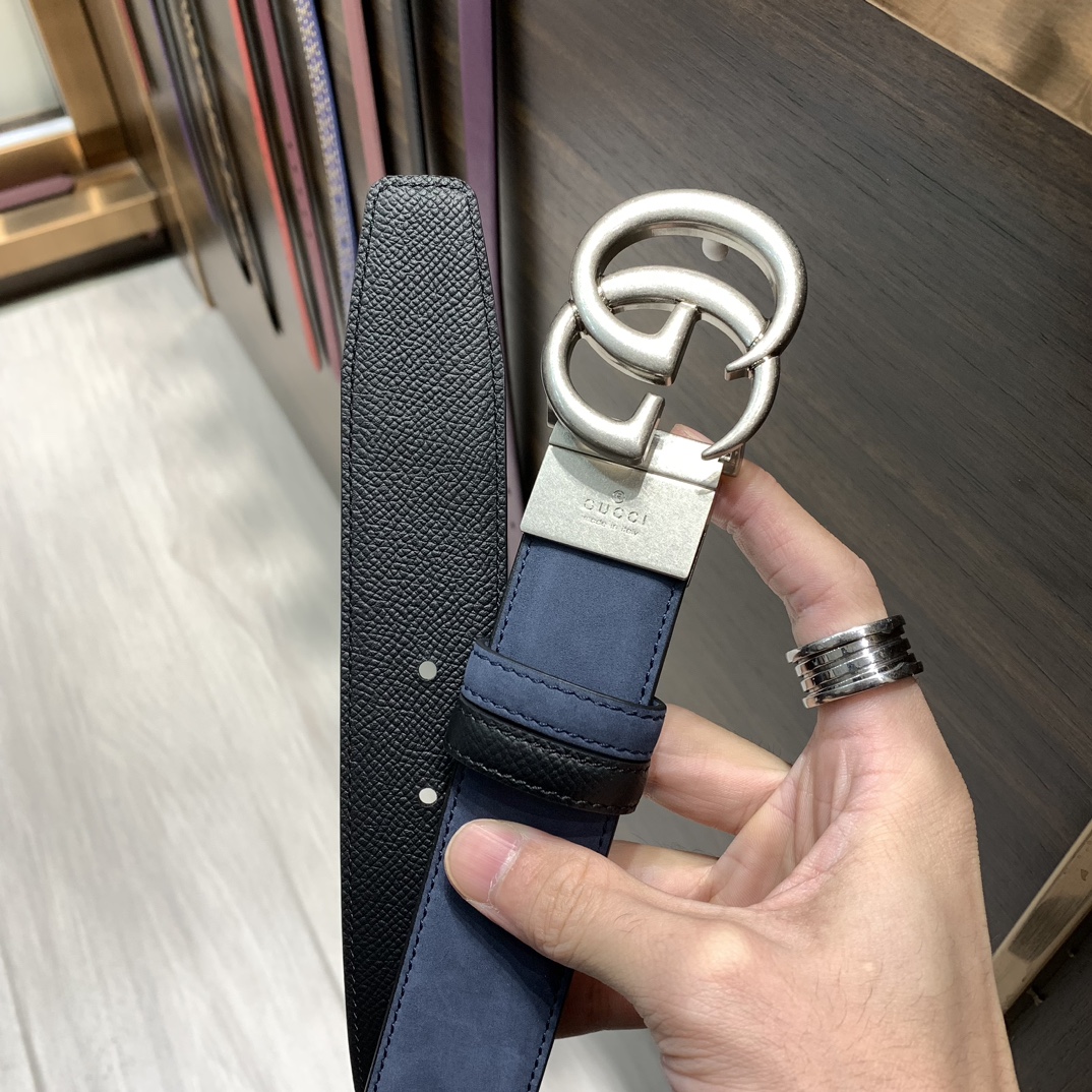 Cheap Replica Gucci Men Leather Belts Width 35mm 188