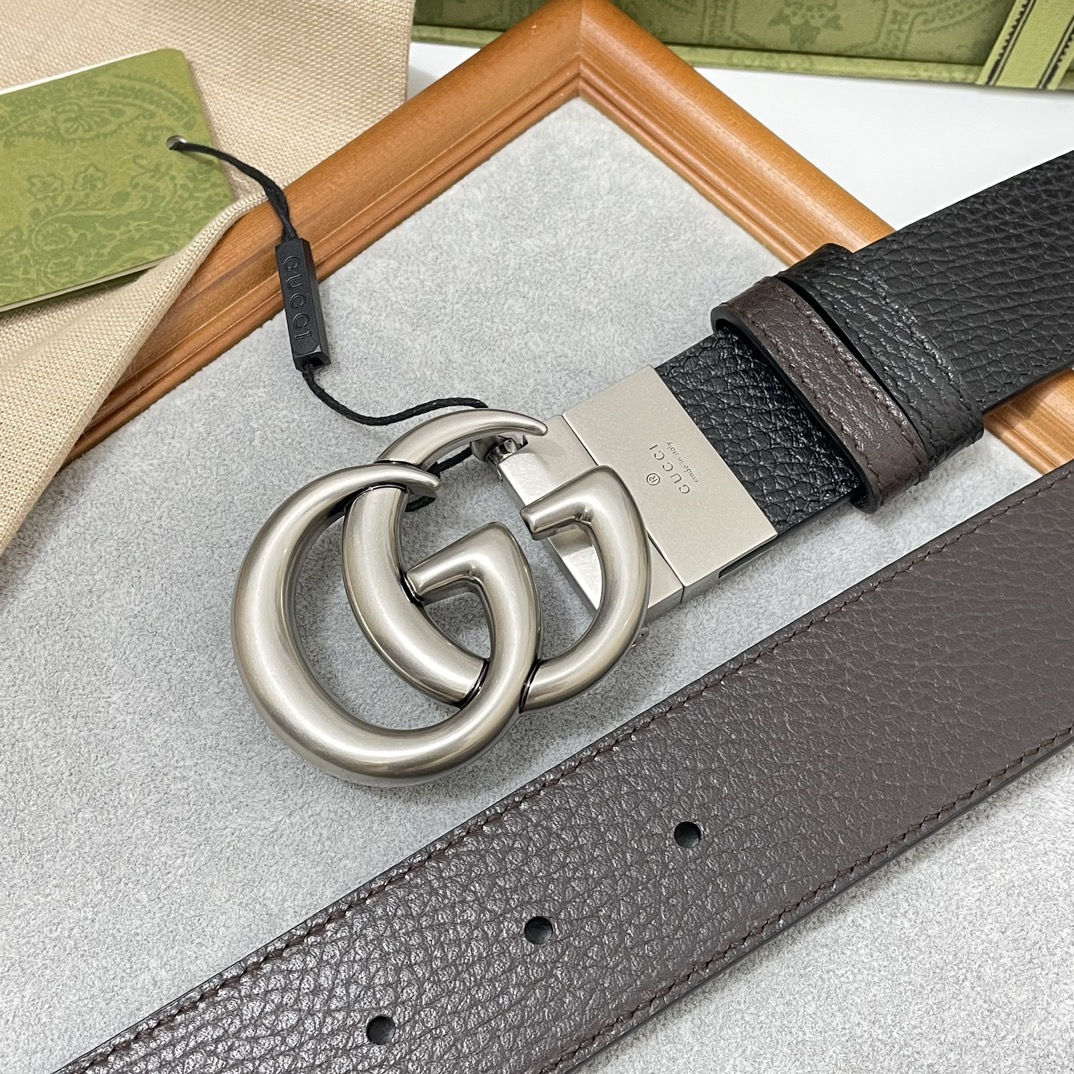 Cheap Replica Gucci Men Leather Belts Width 37mm 175