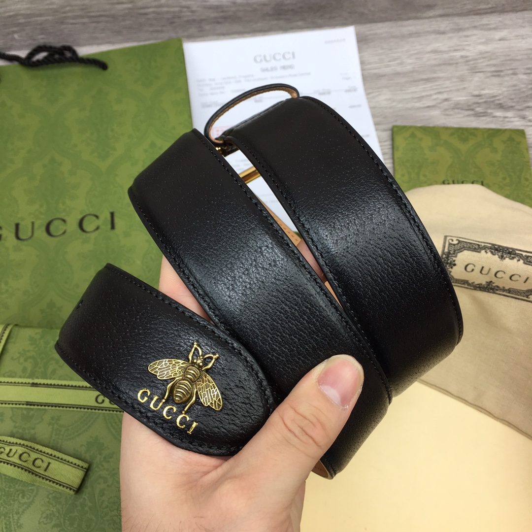 Cheap Replica Gucci Men Leather Belts Width40mm 194