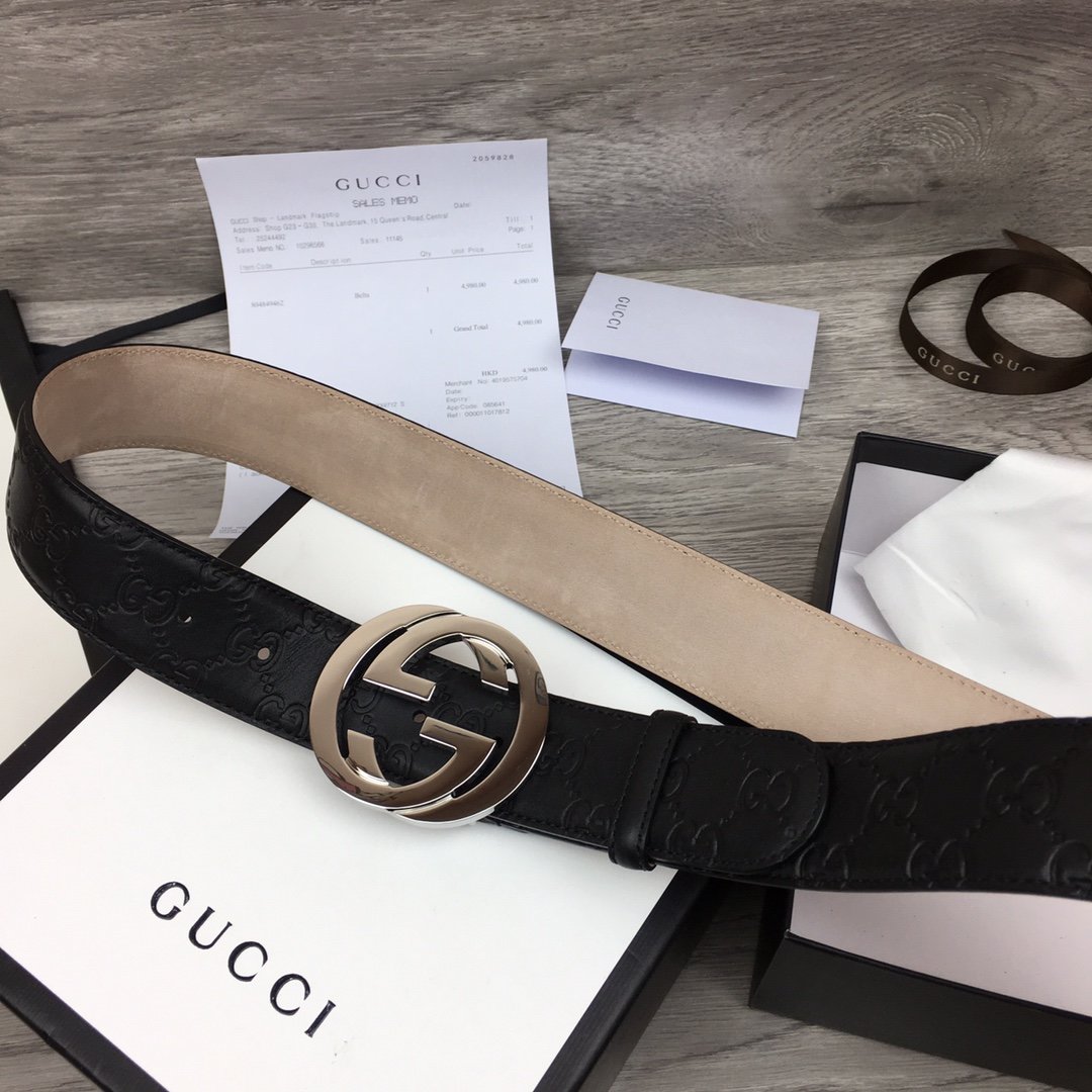 Cheap Replica Gucci Reversible Men Leather Belt 136