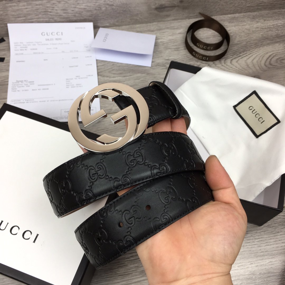 Cheap Replica Gucci Reversible Men Leather Belt 136