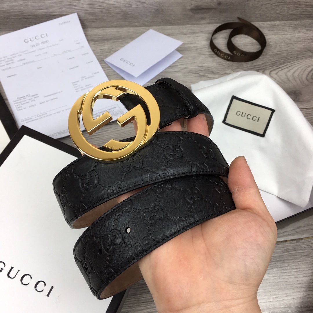 Cheap Replica Gucci Reversible Men Leather Belt 137