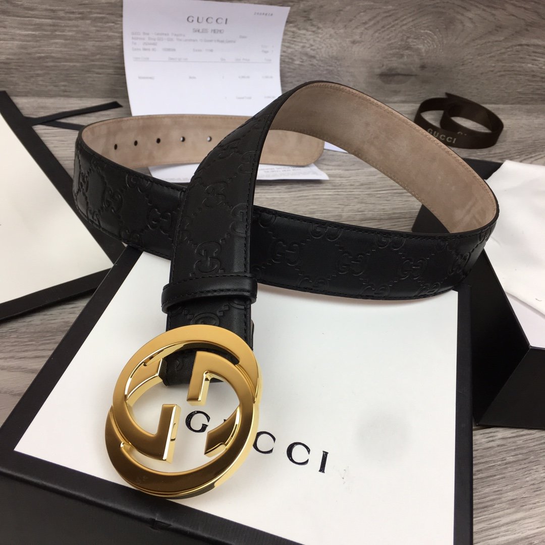 Cheap Replica Gucci Reversible Men Leather Belt 137