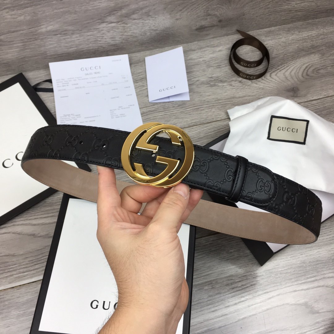 Cheap Replica Gucci Reversible Men Leather Belt 137