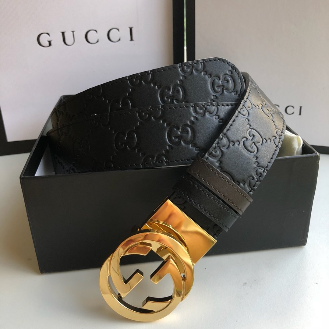 Cheap Replica Gucci Reversible Men Leather Belt Width 3.8cm 119