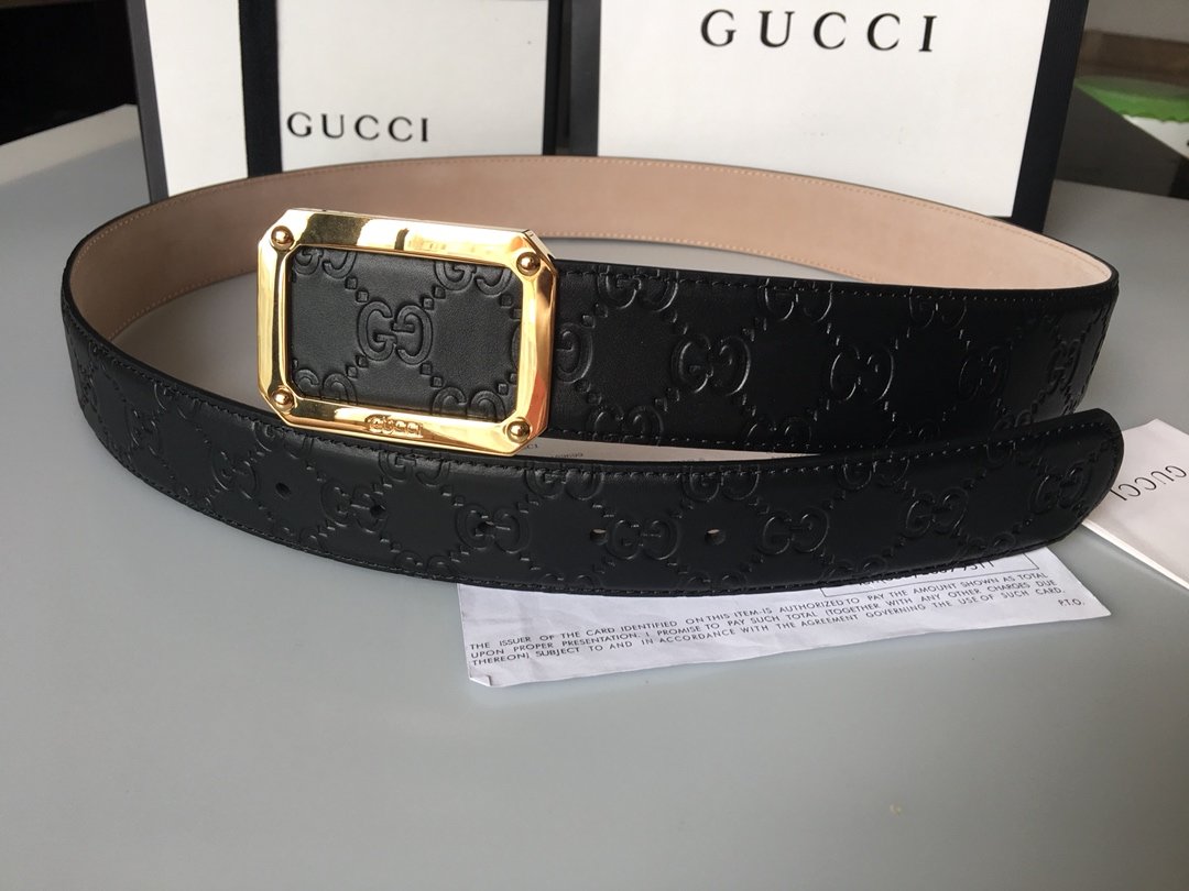 Cheap Replica Gucci Reversible Men Leather Belt Width 3.8cm 121