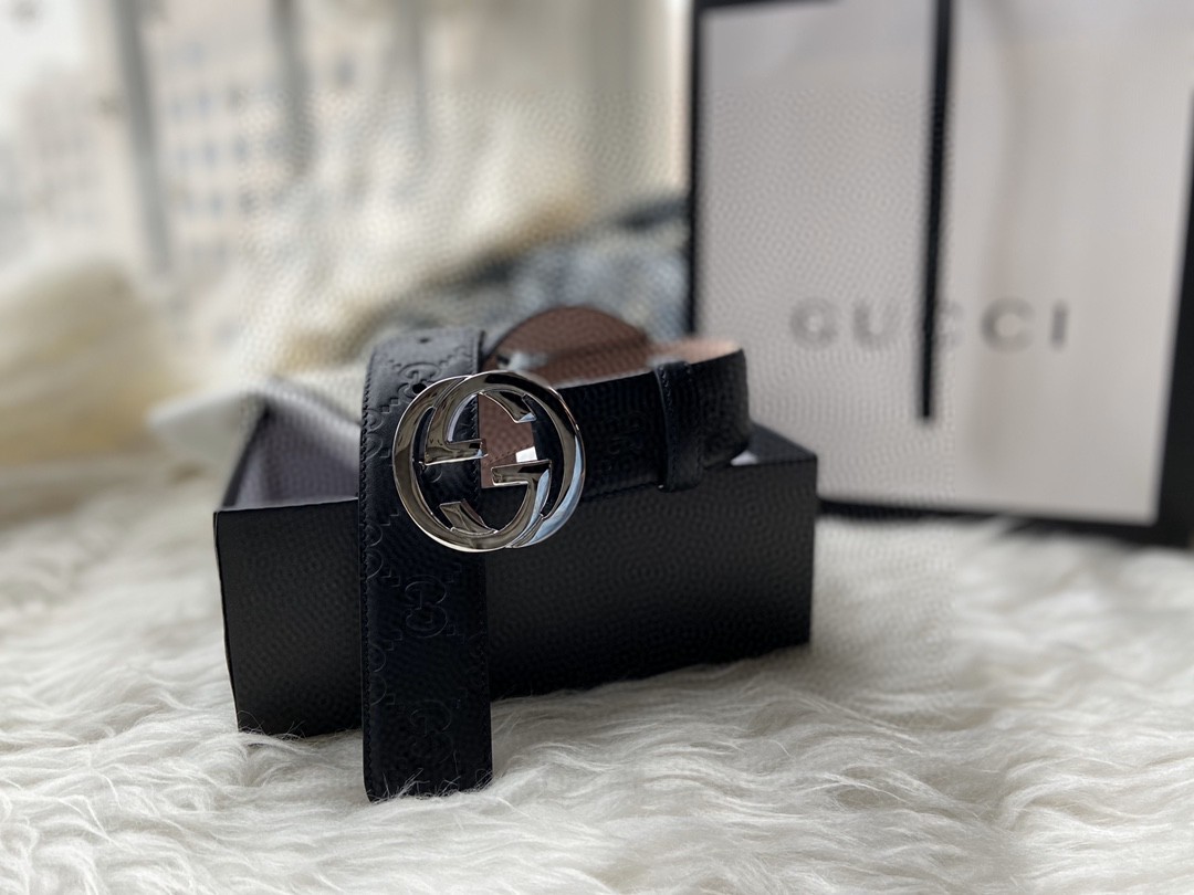 Cheap Replica Gucci Reversible Women Leather Belt Width 3.5cm 128