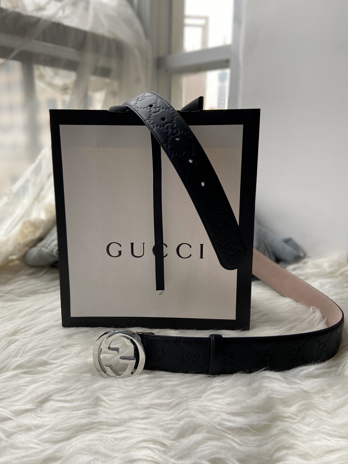 Cheap Replica Gucci Reversible Women Leather Belt Width 3.5cm 128