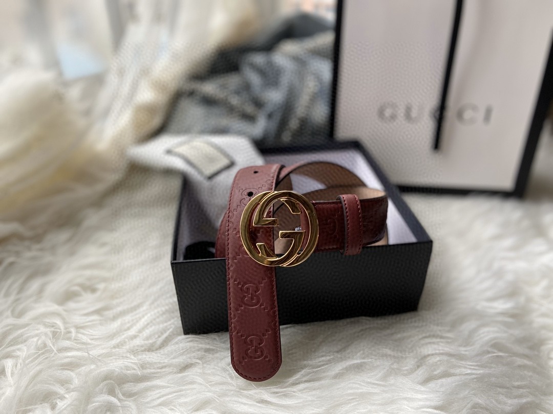 Cheap Replica Gucci Reversible Women Leather Belt Width 3.5cm 129