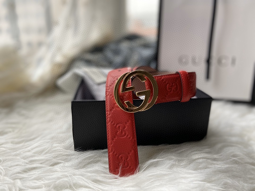 Cheap Replica Gucci Reversible Women Leather Belt Width 3.5cm 130