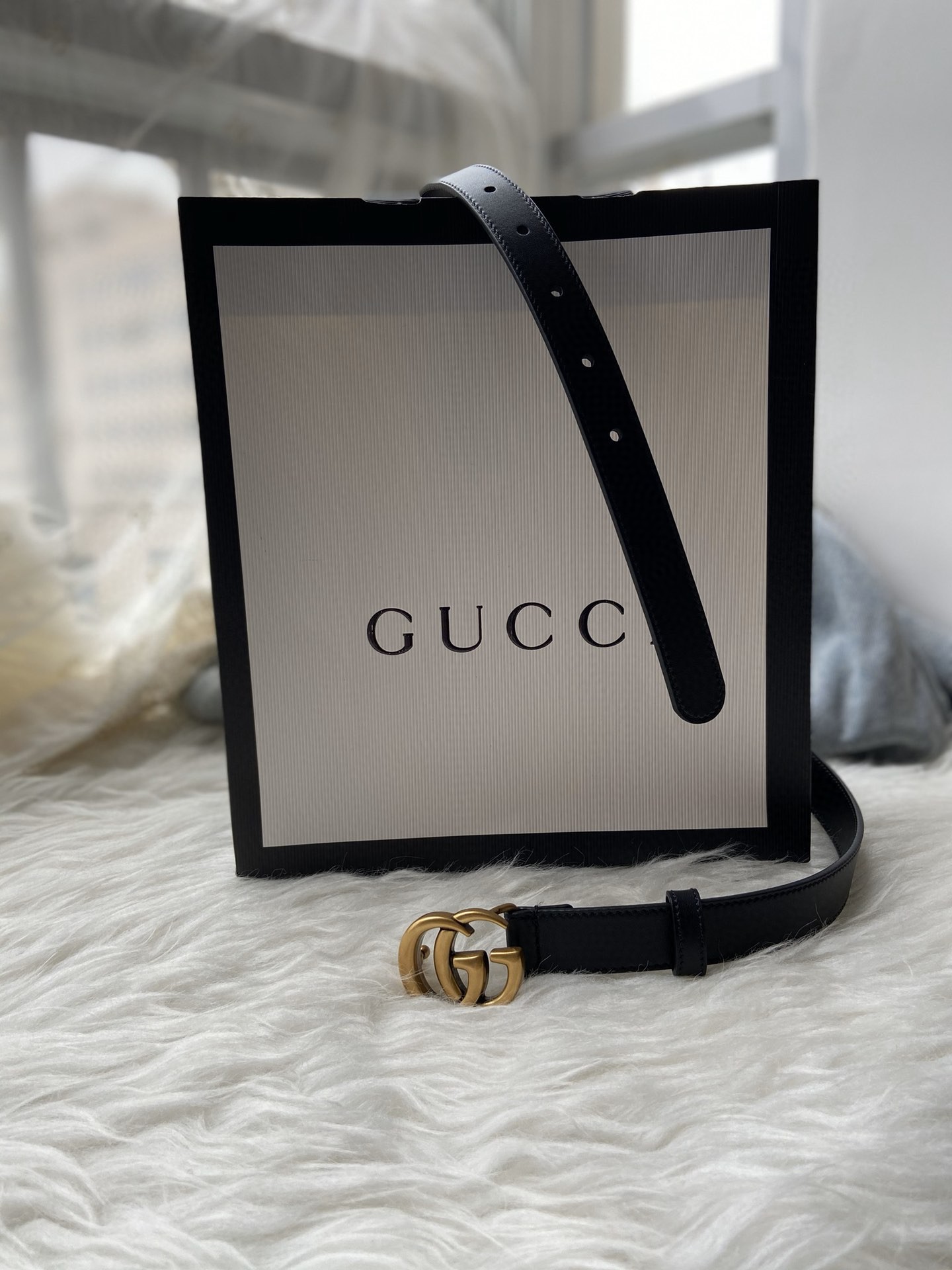 Cheap Replica Gucci Reversible Women Leather Belt Width 3.5cm 131