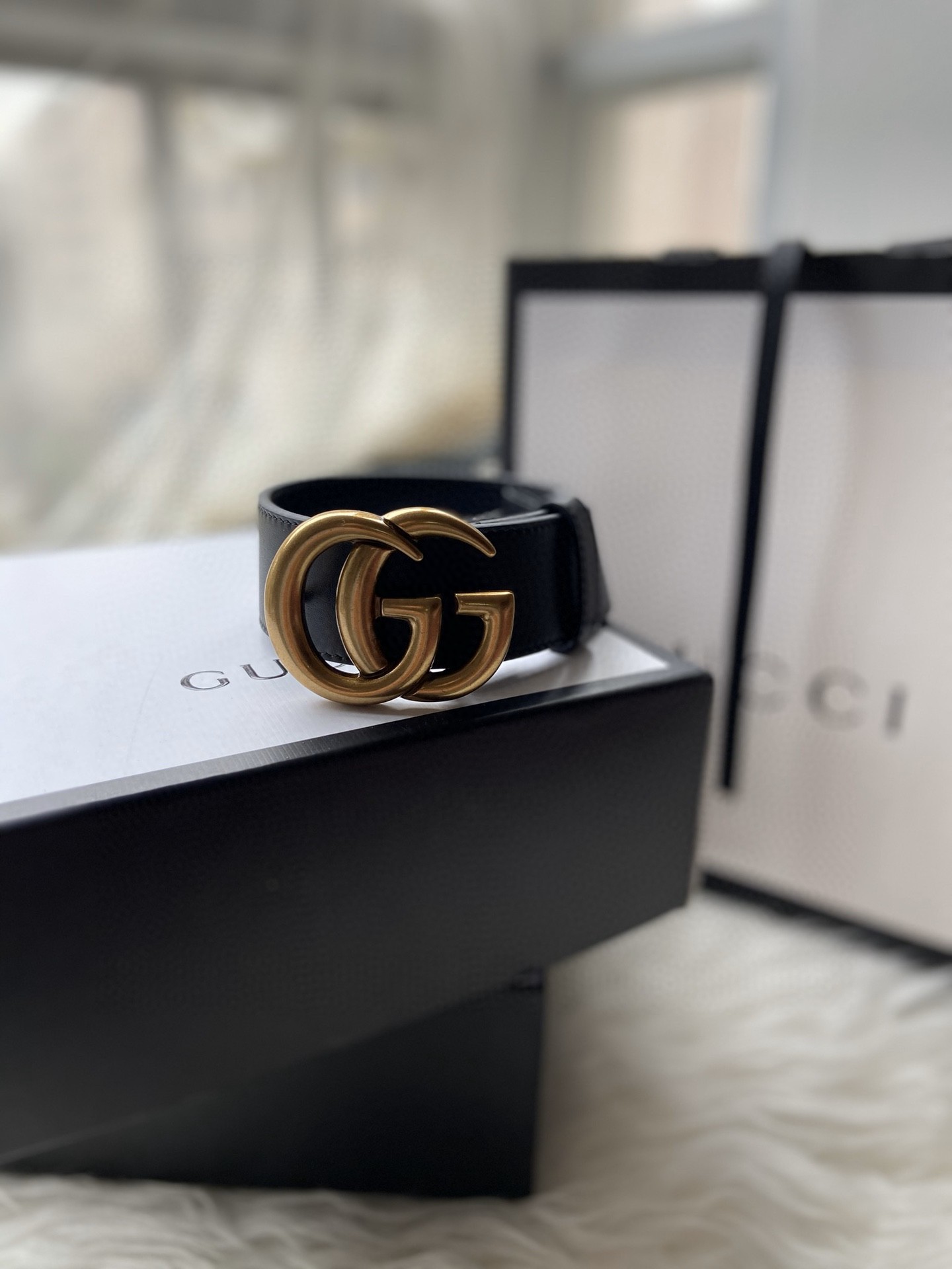 Cheap Replica Gucci Reversible Women Leather Belt Width 3.5cm 132