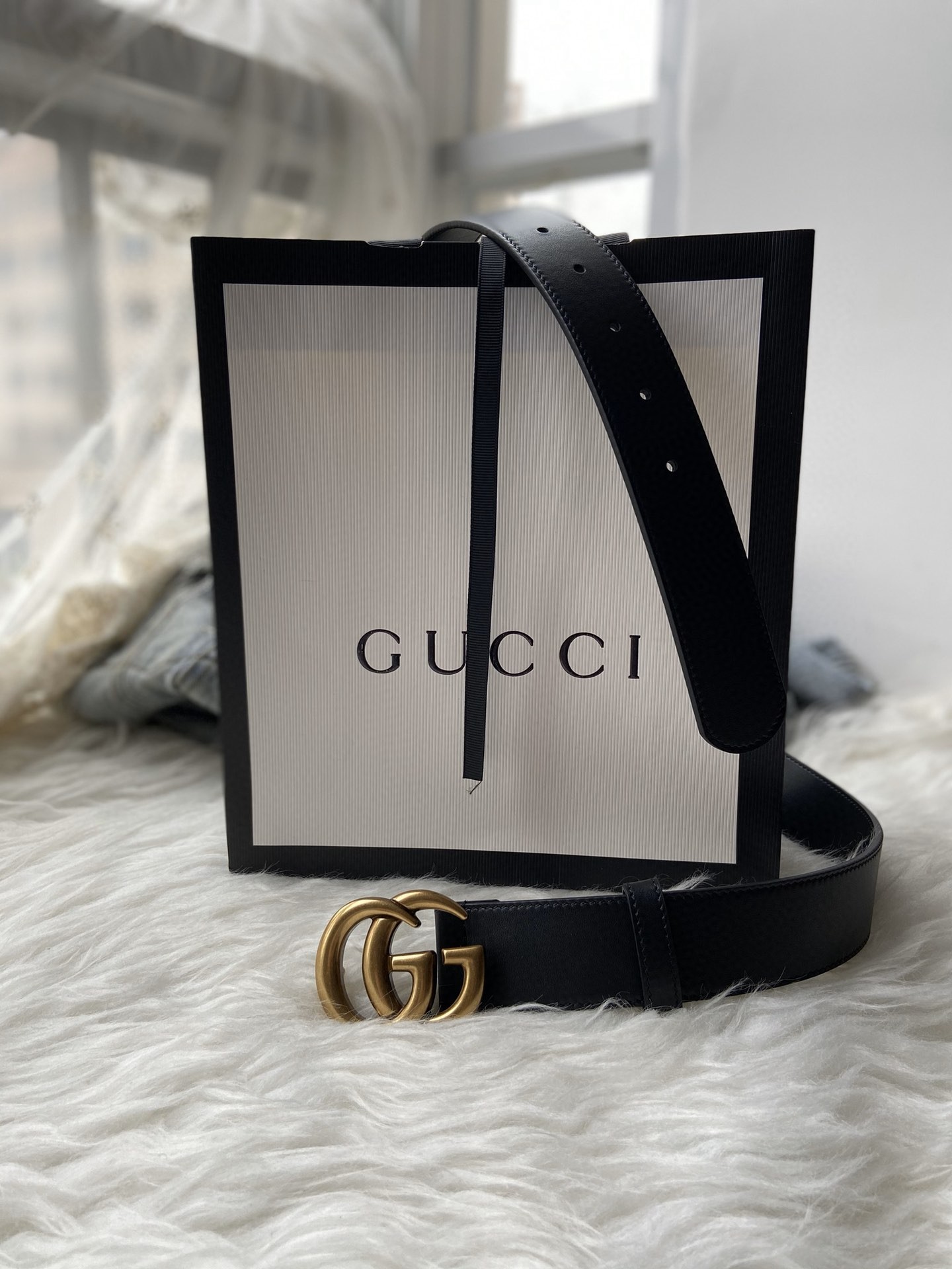 Cheap Replica Gucci Reversible Women Leather Belt Width 3.5cm 132