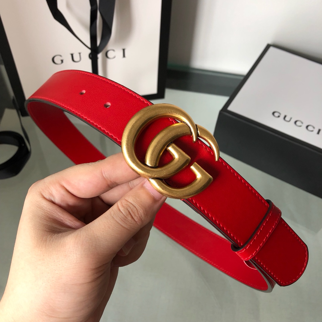 Cheap Replica Gucci Women Leather Belts 164