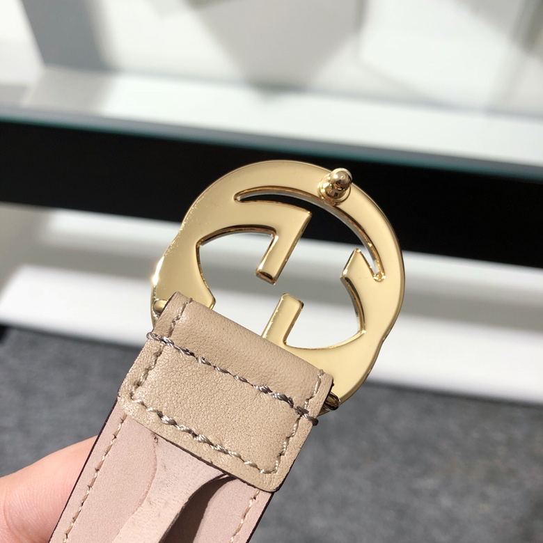 Cheap Replica Gucci Women Leather Belts Width 25mm 165