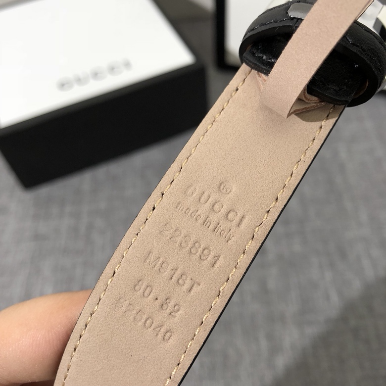 Cheap Replica Gucci Women Leather Belts Width 25mm 165