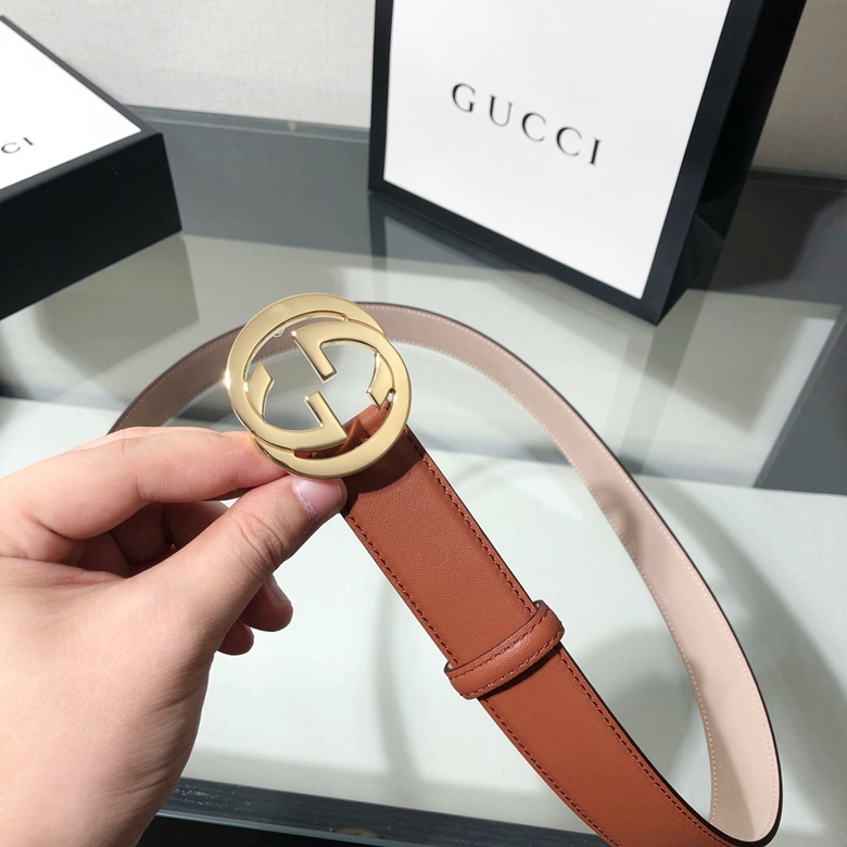 Cheap Replica Gucci Women Leather Belts Width 25mm 165