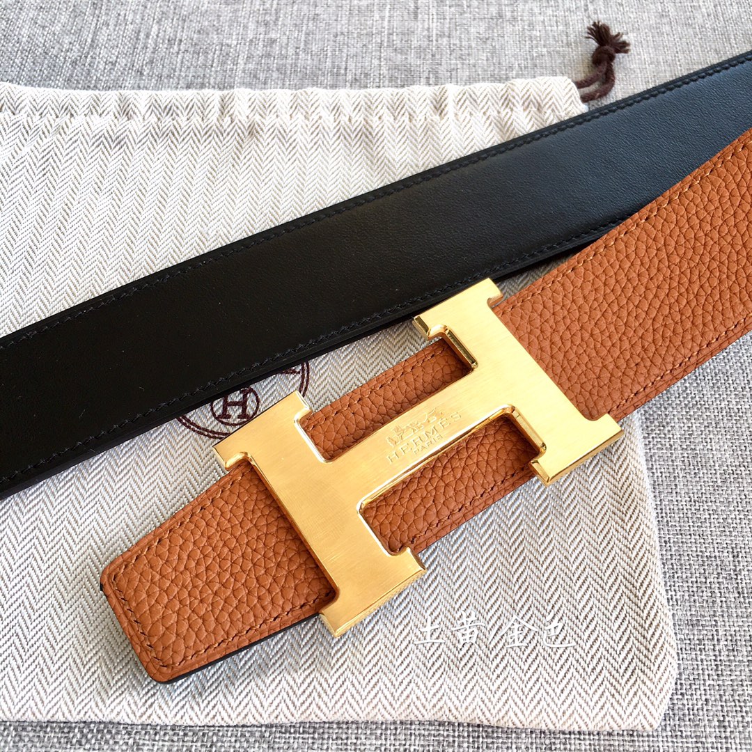 Cheap Replica Hermes Mens Leather Belts Width 3.8cm 091