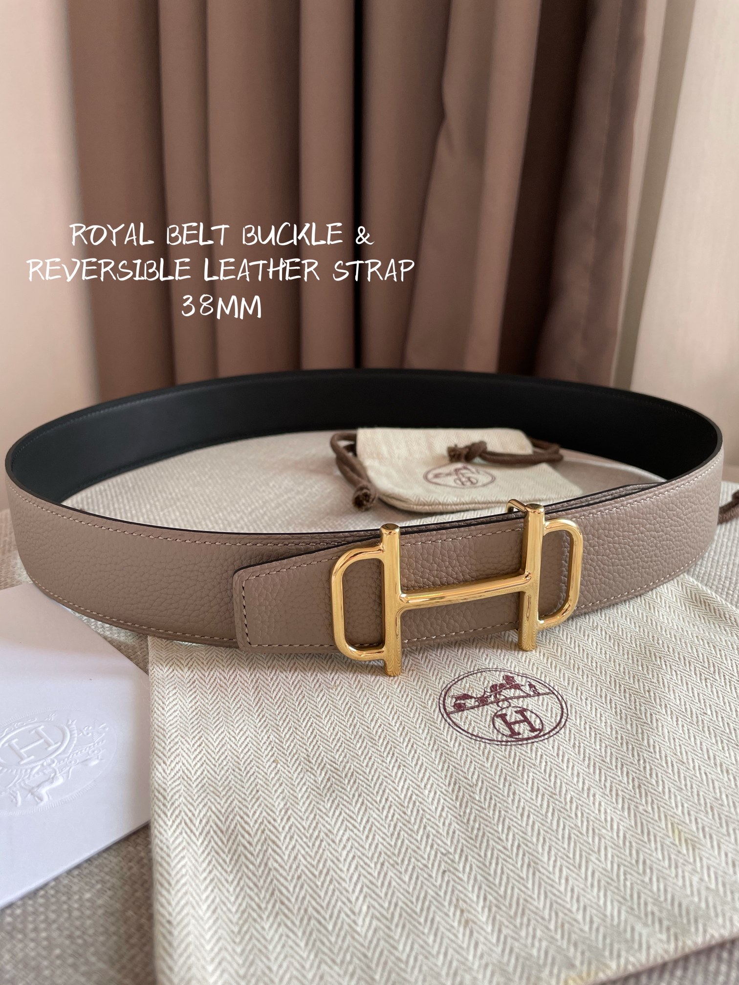 Cheap Replica Hermes Reversible Leather Men Belt Width 3.8cm 072