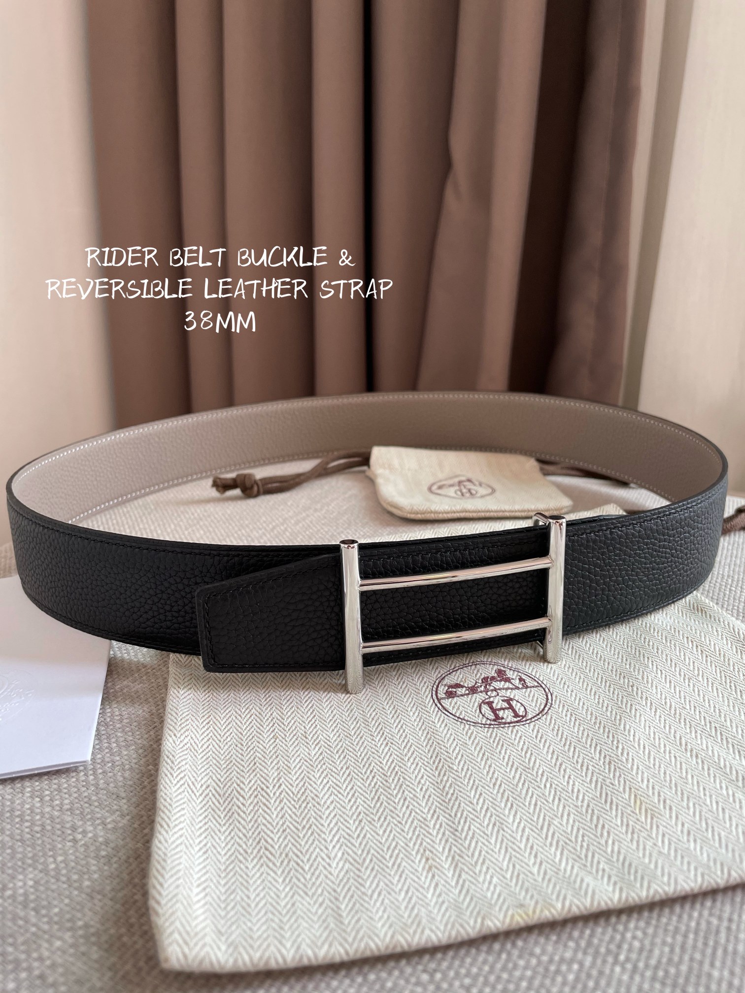 Cheap Replica Hermes Reversible Leather Men Belt Width 3.8cm 079