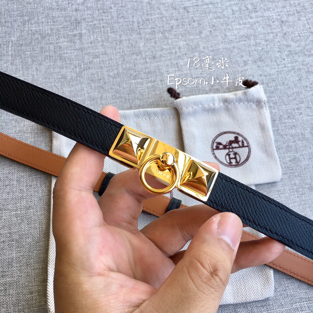 Cheap Replica Hermes Women Leather Belts Width 15cm 089